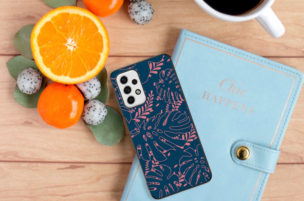 Samsung Galaxy A23 Bloemen Hoesje Palm Leaves B2C Telecom