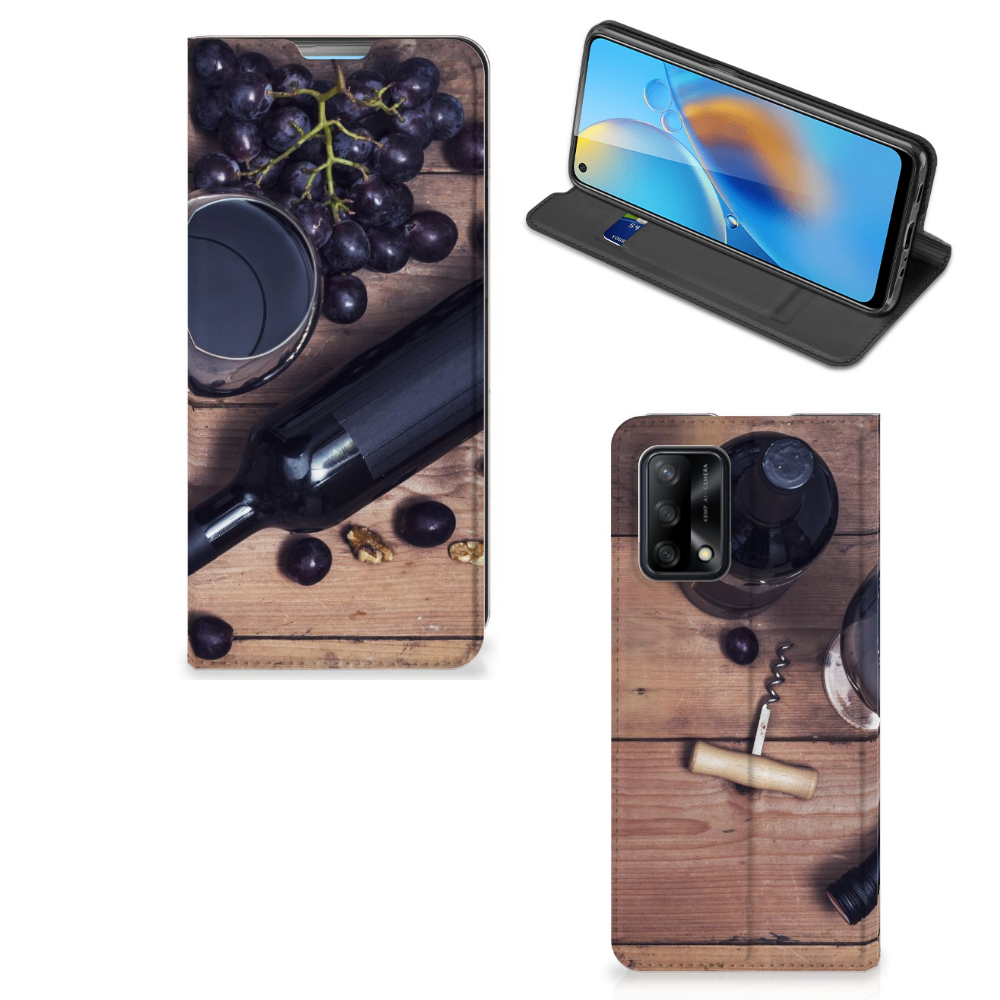 OPPO A74 4G Flip Style Cover Wijn - B2C Telecom