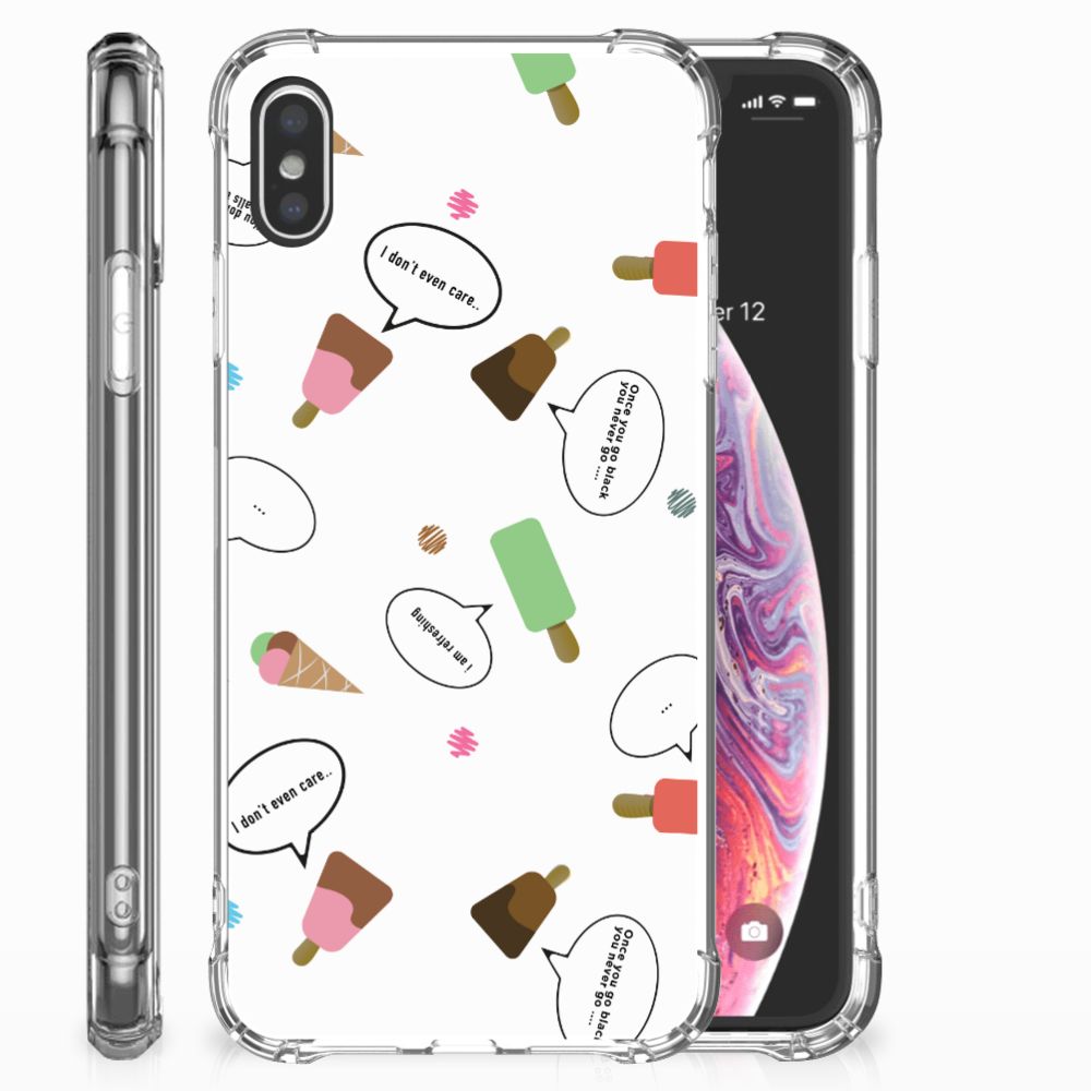 Apple iPhone Xs Max Beschermhoes IJsjes