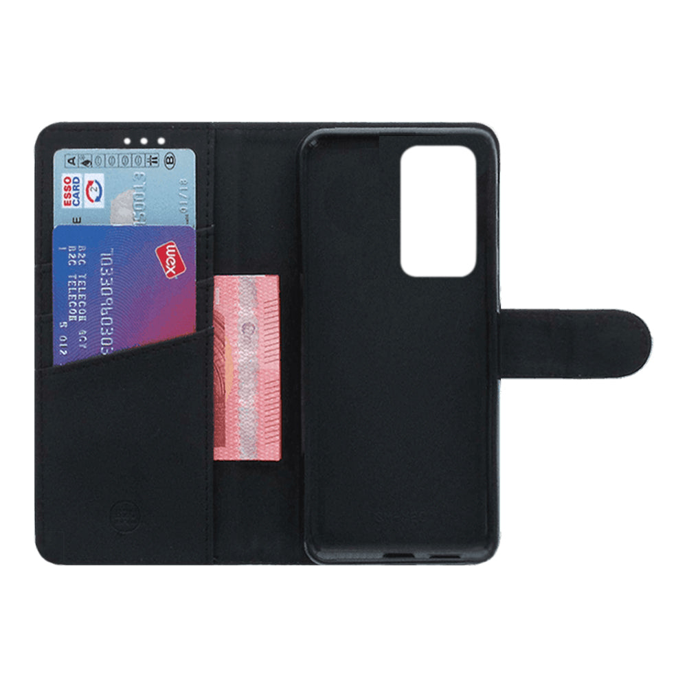 Telefoonhoesje Huawei P40 Pro Wallet Bookcase Wit met Pasjeshouder