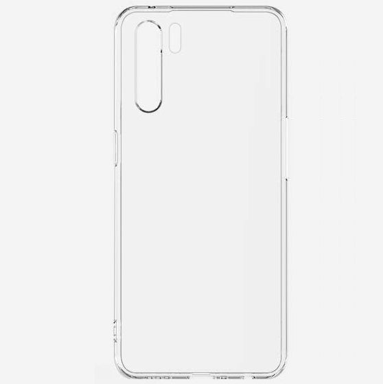 BackCase OPPO A91 TPU Siliconen Hoesje Doorzichtig