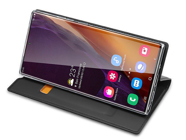 Bookcase Samsung Galaxy Note20 Ultra Hoesje Wit met Pashouder