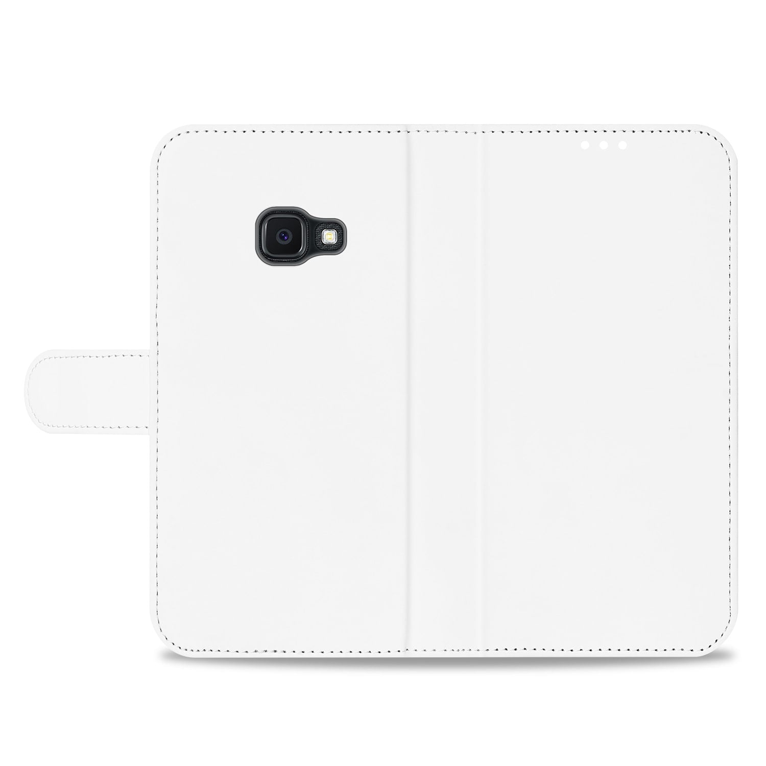 Samsung Galaxy Xcover 4 | 4s Telefoonhoesje Wit met Opbergvakjes