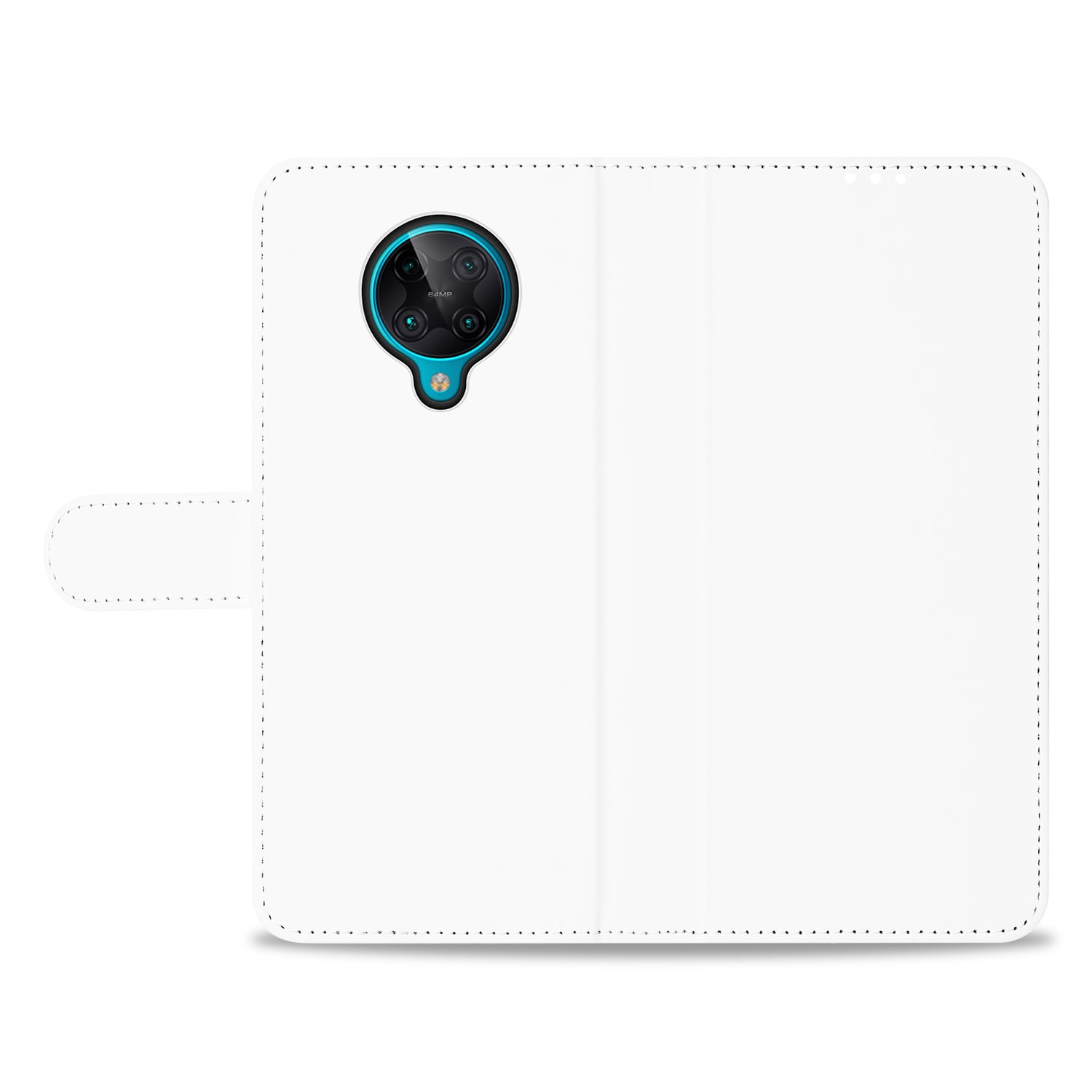 Xiaomi Poco F2 Pro Bookcase Hoesje Wit met Pasjeshouder