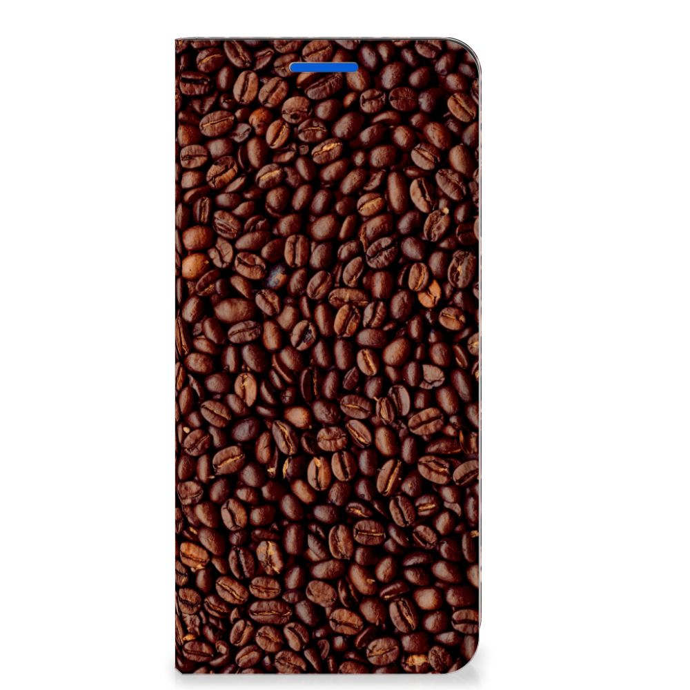 OPPO Reno6 5G Flip Style Cover Koffiebonen - B2C Telecom