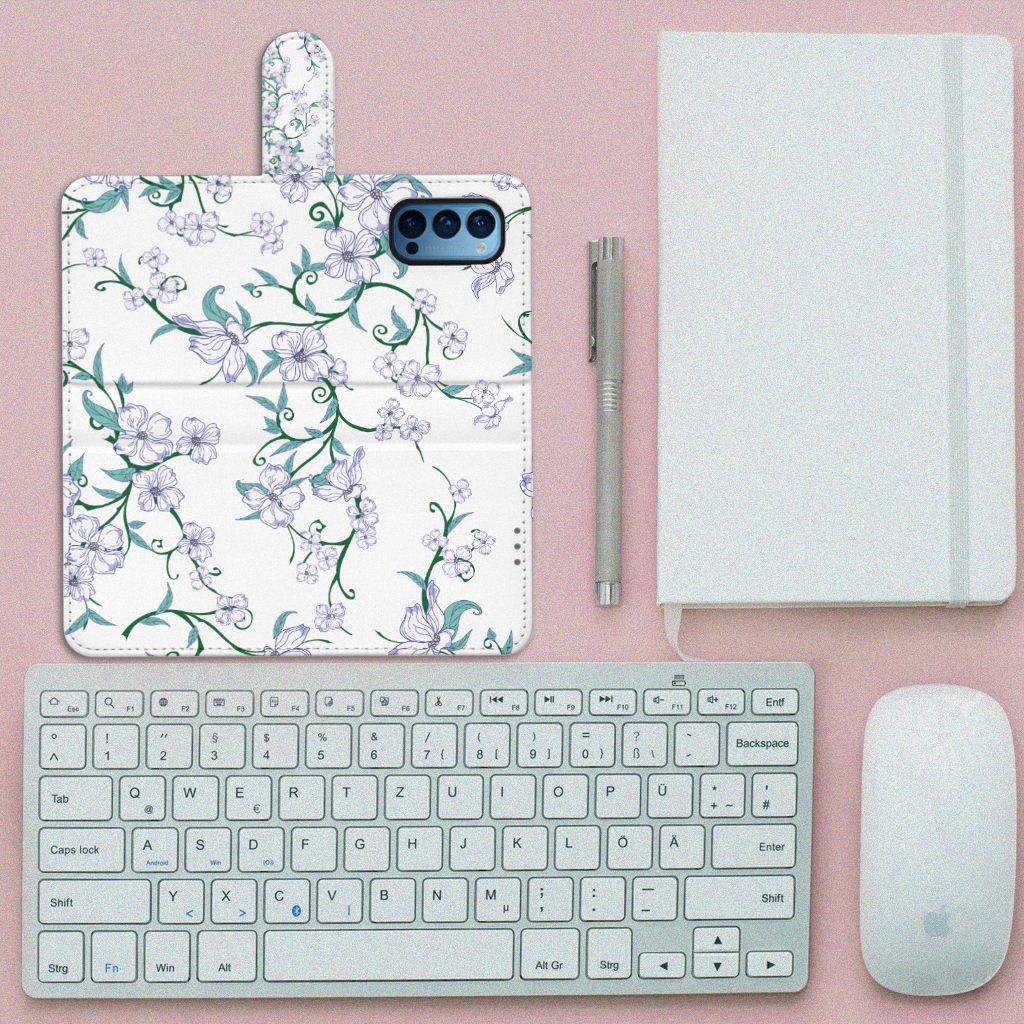 OPPO Reno 4 Pro 5G Uniek Hoesje Blossom White