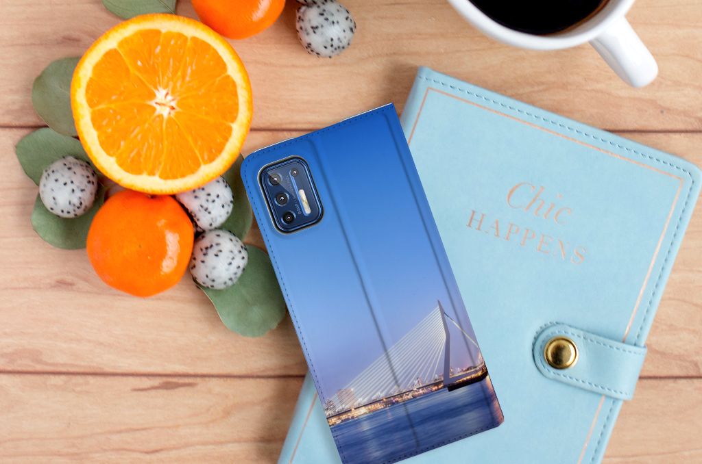 Motorola Moto G9 Plus Book Cover Rotterdam - B2C Telecom