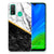 Huawei P Smart 2020 TPU Siliconen Hoesje Marmer Wit Zwart - Origineel Cadeau Man B2C Telecom