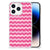 iPhone 14 Pro Doorzichtige Silicone Hoesje Waves Pink B2C Telecom
