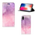 Bookcase Apple iPhone X | Xs Pink Purple Paint