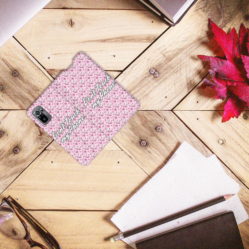 Xiaomi Redmi Note 10/10T 5G | Poco M3 Pro Design Case Flowers Pink DTMP - B2C Telecom