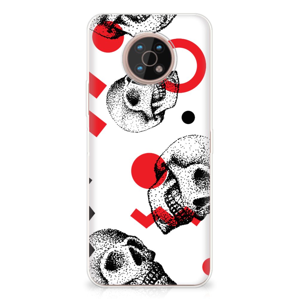 Silicone Back Case Nokia G50 Skull Red B2C Telecom