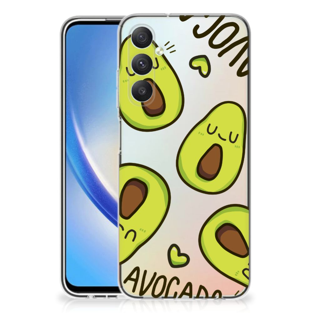 Samsung Galaxy A05S Telefoonhoesje met Naam Avocado Singing