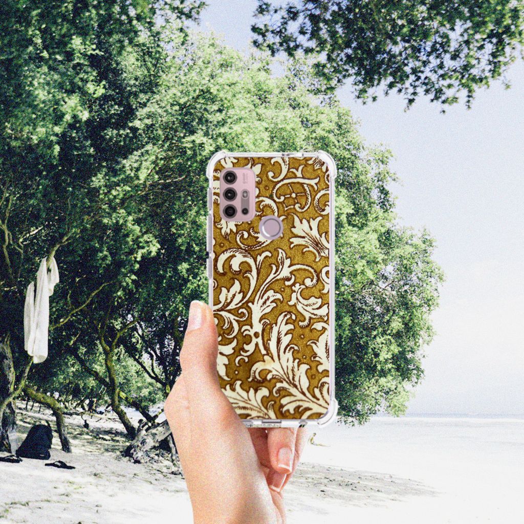 Anti Shock Case Motorola Moto G30 | G20 | G10 Barok Goud B2C Telecom