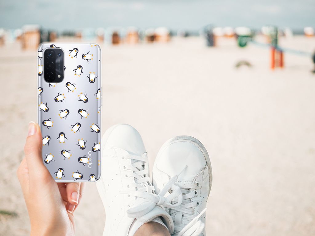 TPU bumper voor OPPO A93 5G Pinguïn B2C Telecom