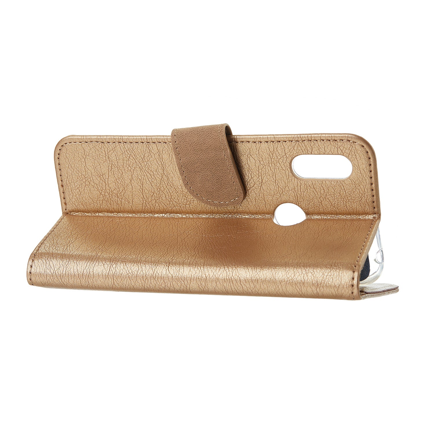 Bookcase Huawei Y6 (2019) Goud met Pasjeshouder