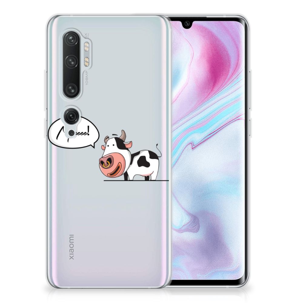 Xiaomi Mi Note 10 Pro Telefoonhoesje met Naam Cow B2C Telecom