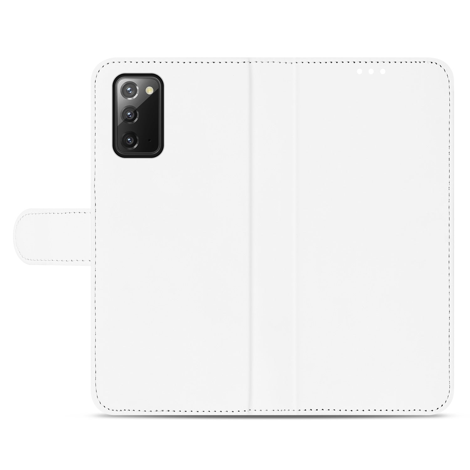 Galaxy Note20 Bookcase Wit met Pasjeshouder