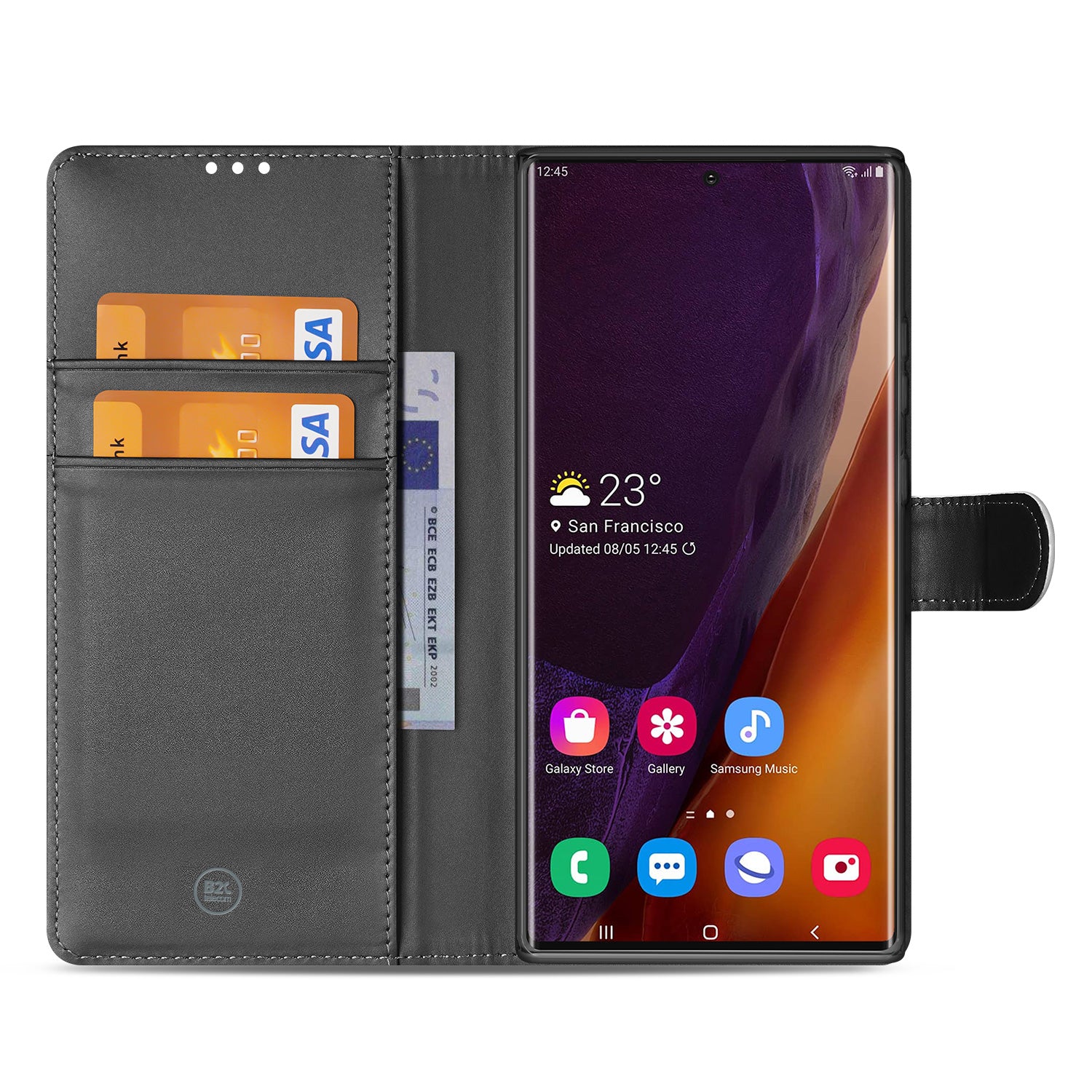 Samsung Galaxy Note20 Ultra Bookcase Wit met Pasjeshouder
