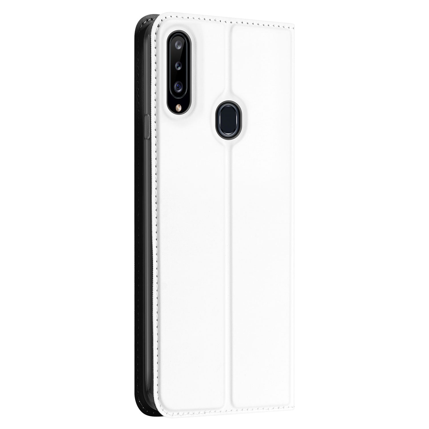 Samsung Galaxy A20s Bookcase Wit met Pasjehouder