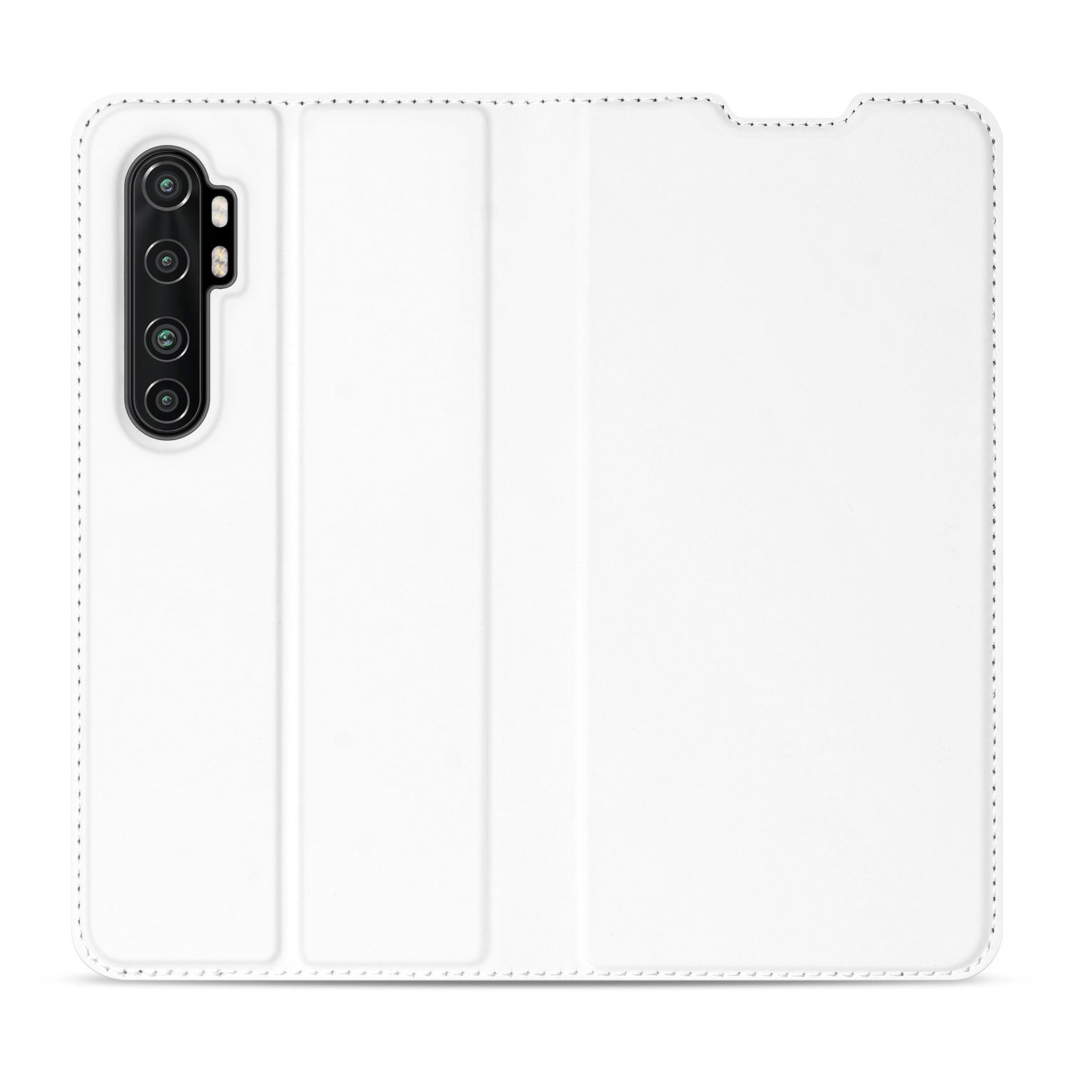 Xiaomi Mi Note 10 Lite Hoesje Wit met Pasjehouder