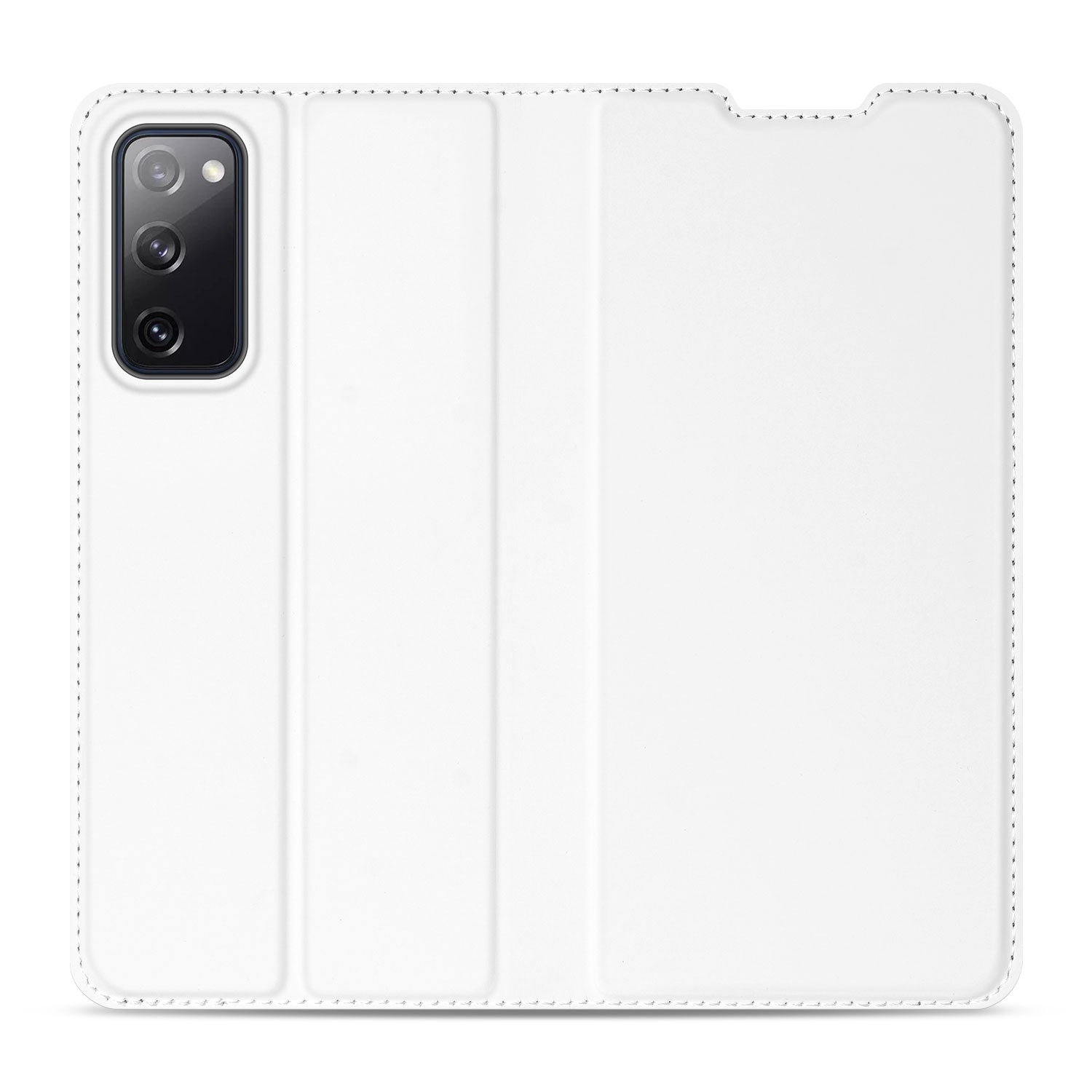 Samsung Galaxy S20 FE Hoesje Wit met Pasjehouder