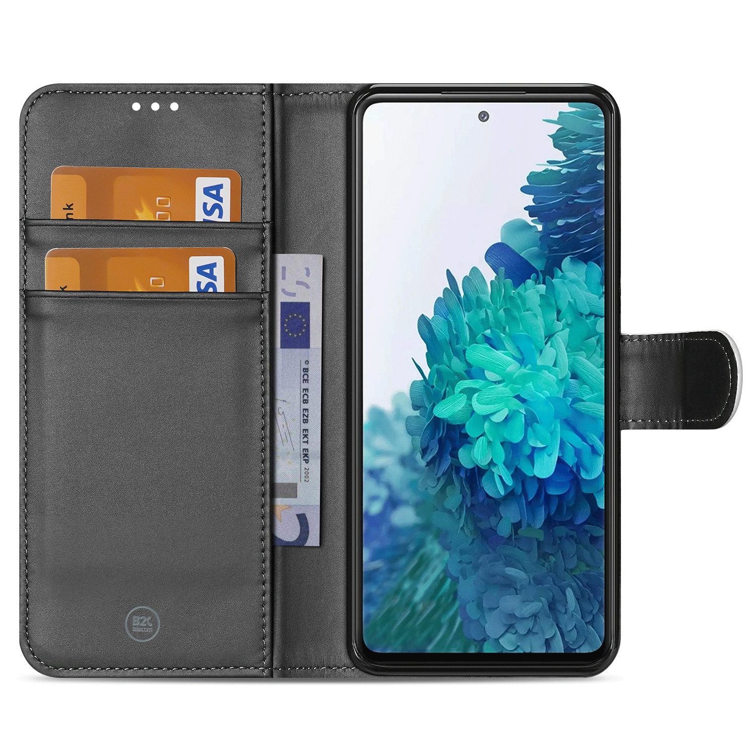 Bookcase Samsung Galaxy S20 FE Hoesje Wit met Pasjeshouder