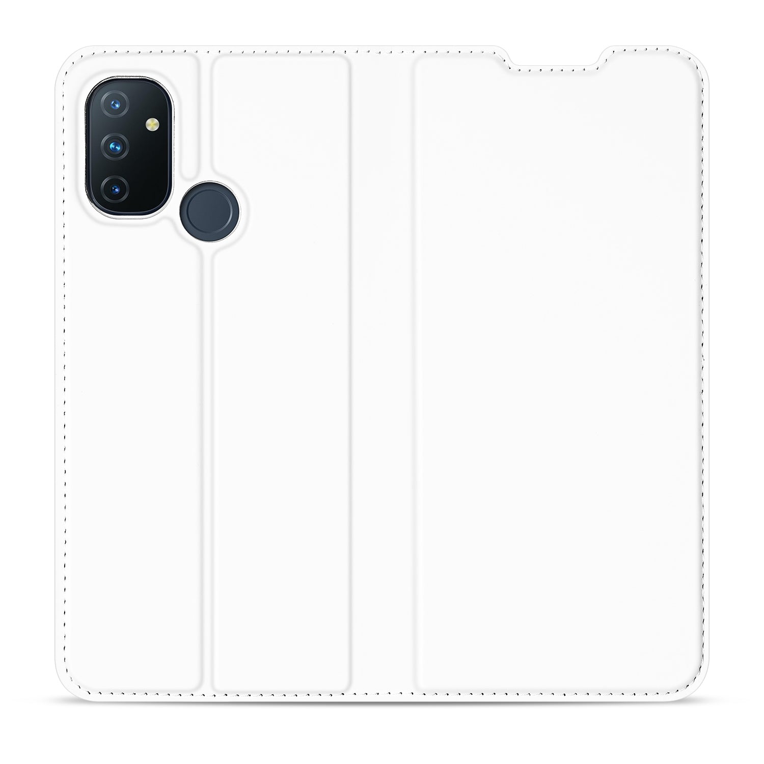 OnePlus Nord N100 Stand Case Wit met Pashouder