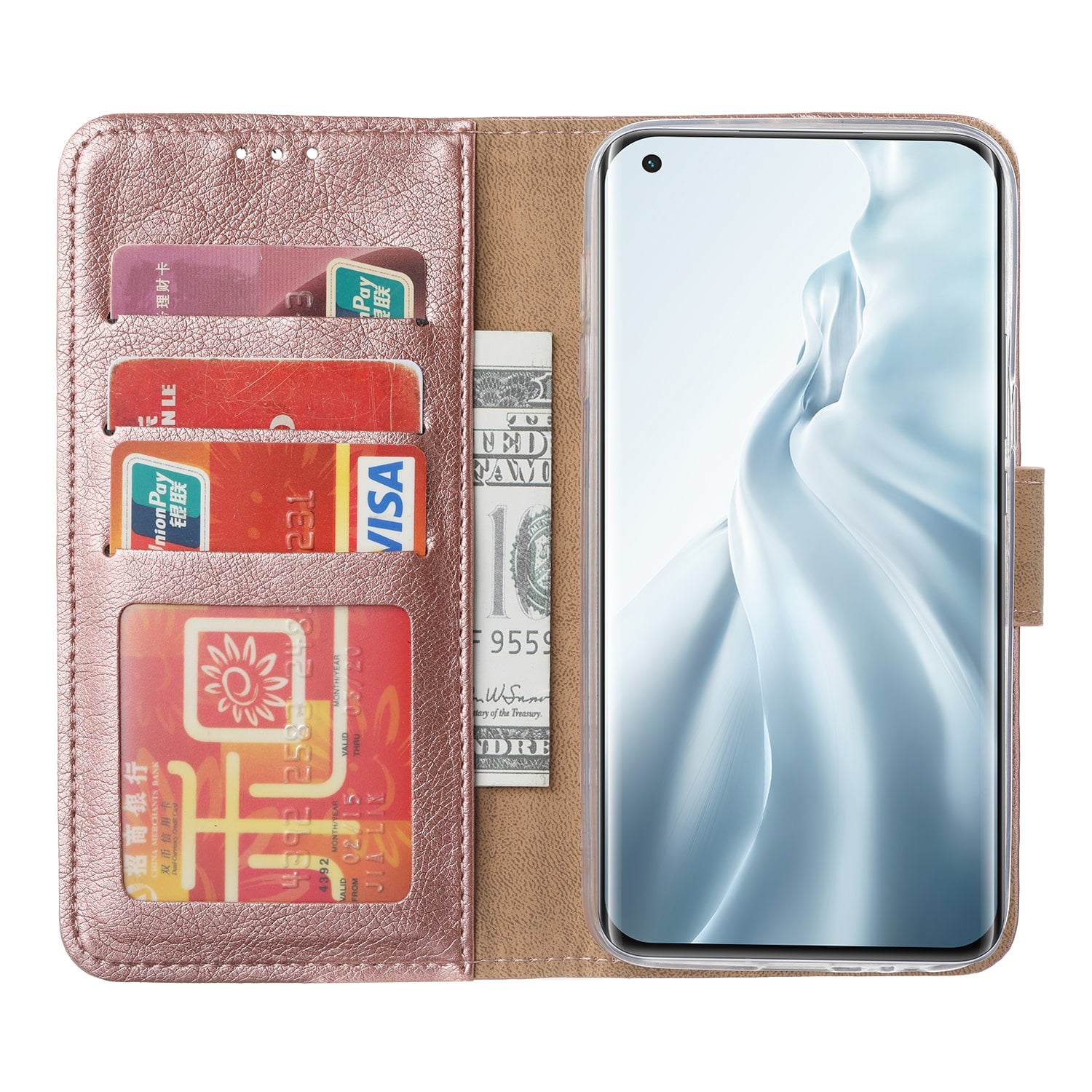 Xiaomi Mi 11 Hoesje Rose met Standaard