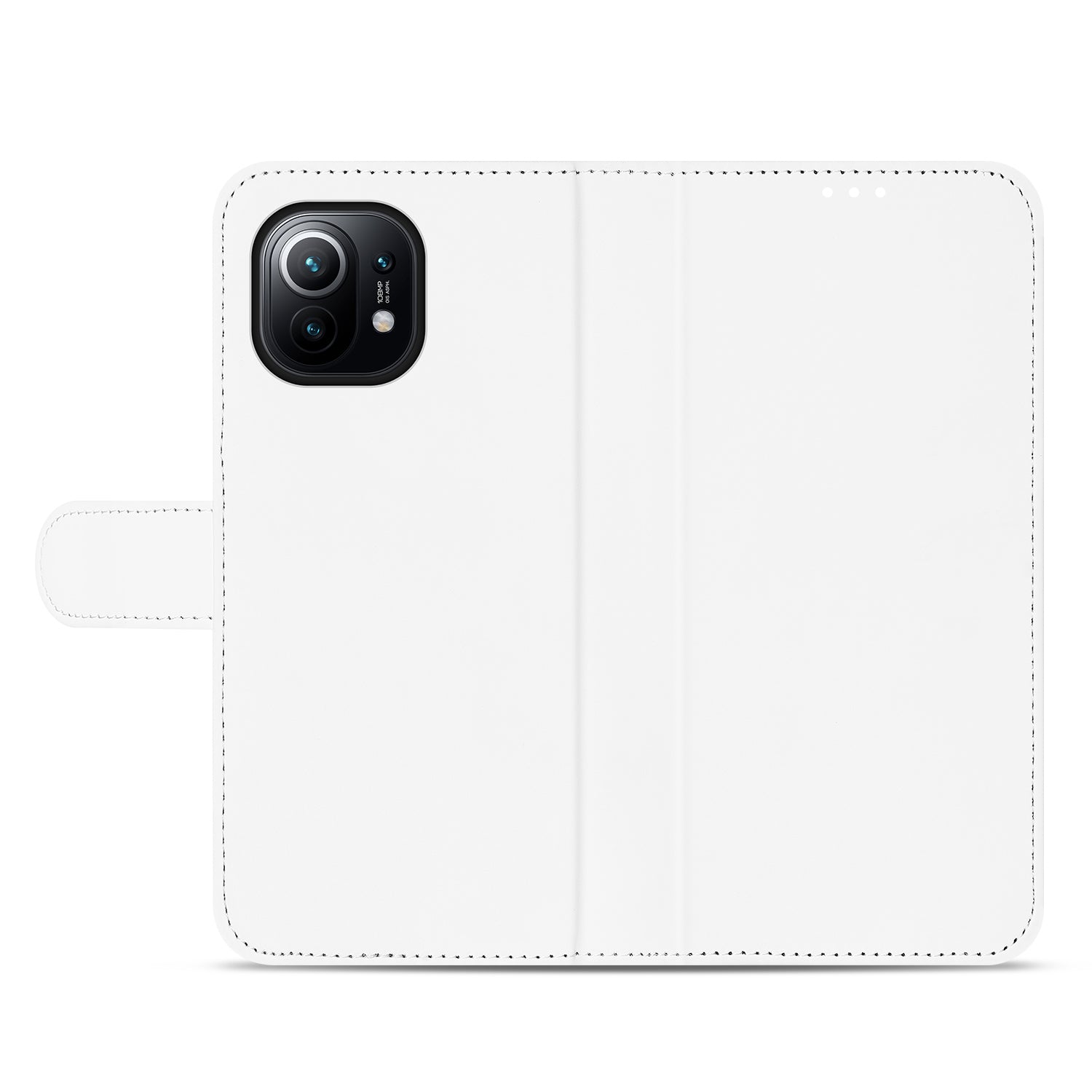 Xiaomi Mi 11 Book Cover Wit met Pasjeshouder