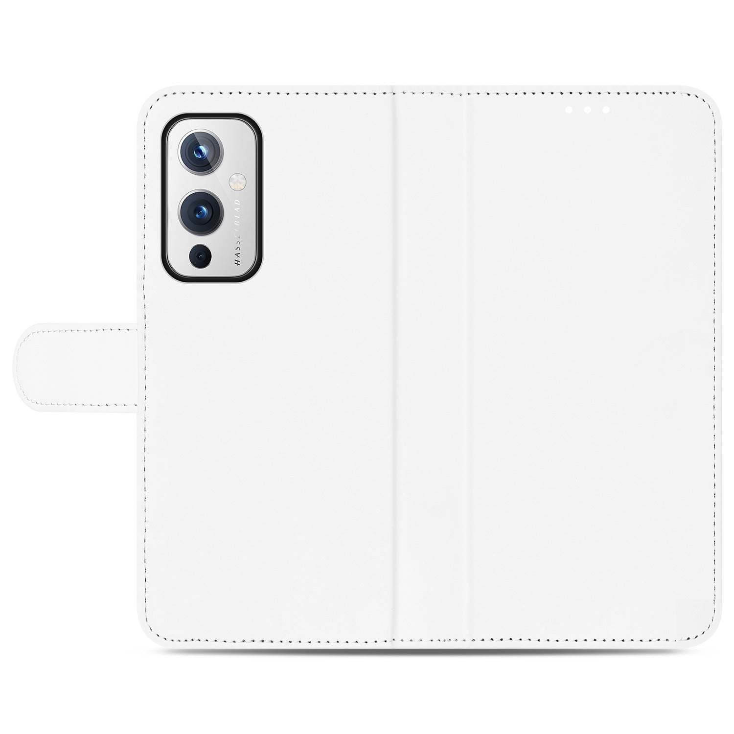 OnePlus 9 Book Cover Wit met Pasjeshouder
