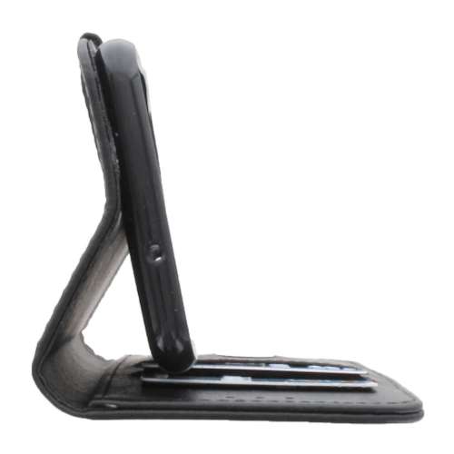 OPPO A15 Book Case Zwart met Pasjeshouder