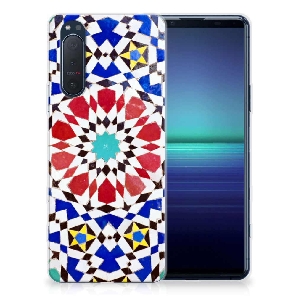 Sony Xperia 5II TPU Siliconen Hoesje Mozaïek B2C Telecom