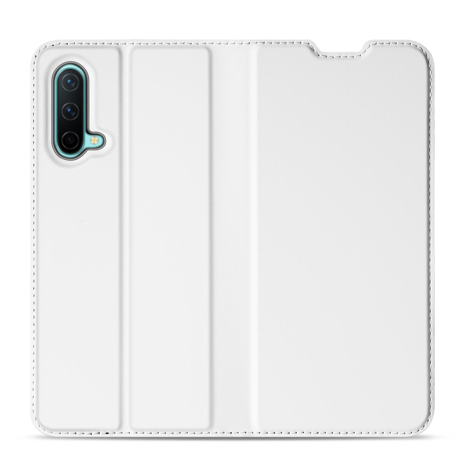 OnePlus Nord CE 5G Stand Cover Hoesje Wit met Pashouder
