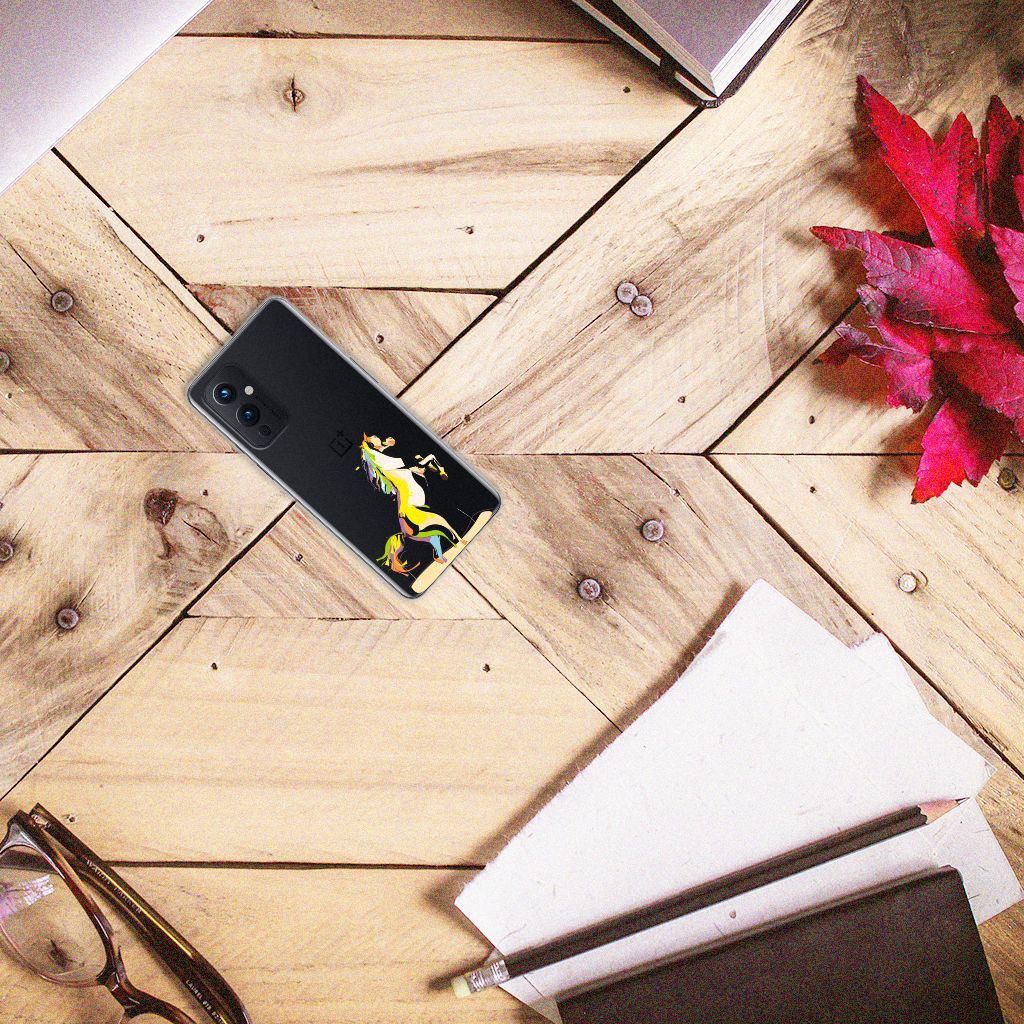 OnePlus 9 Telefoonhoesje met Naam Horse Color B2C Telecom
