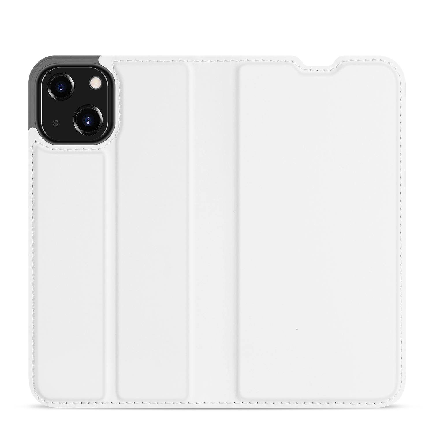 Hoesje iPhone 13 Mini Book Case Wit met Pashouder
