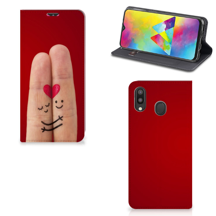 Samsung Galaxy M20 Hippe Standcase Liefde - Origineel Romantisch Cadeau