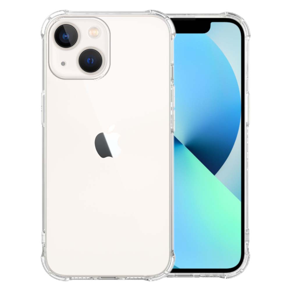 Anti-shock Back Cover iPhone 13 TPU Siliconen Transparant