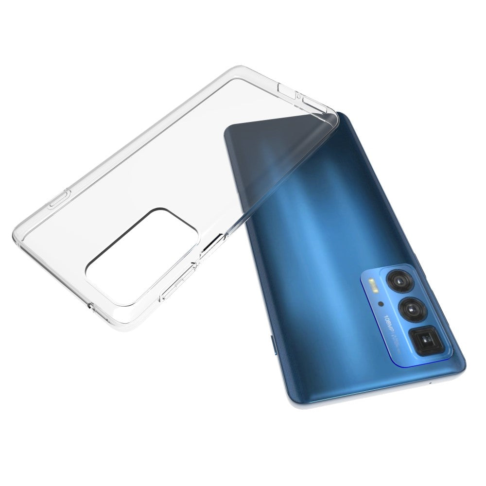 Telefoon Hoesje Motorola Edge 20 Pro Siliconen Back Cover Transparant