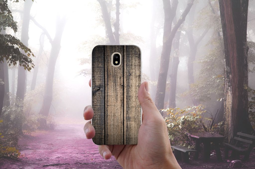 Samsung Galaxy J5 2017 Bumper Hoesje Steigerhout