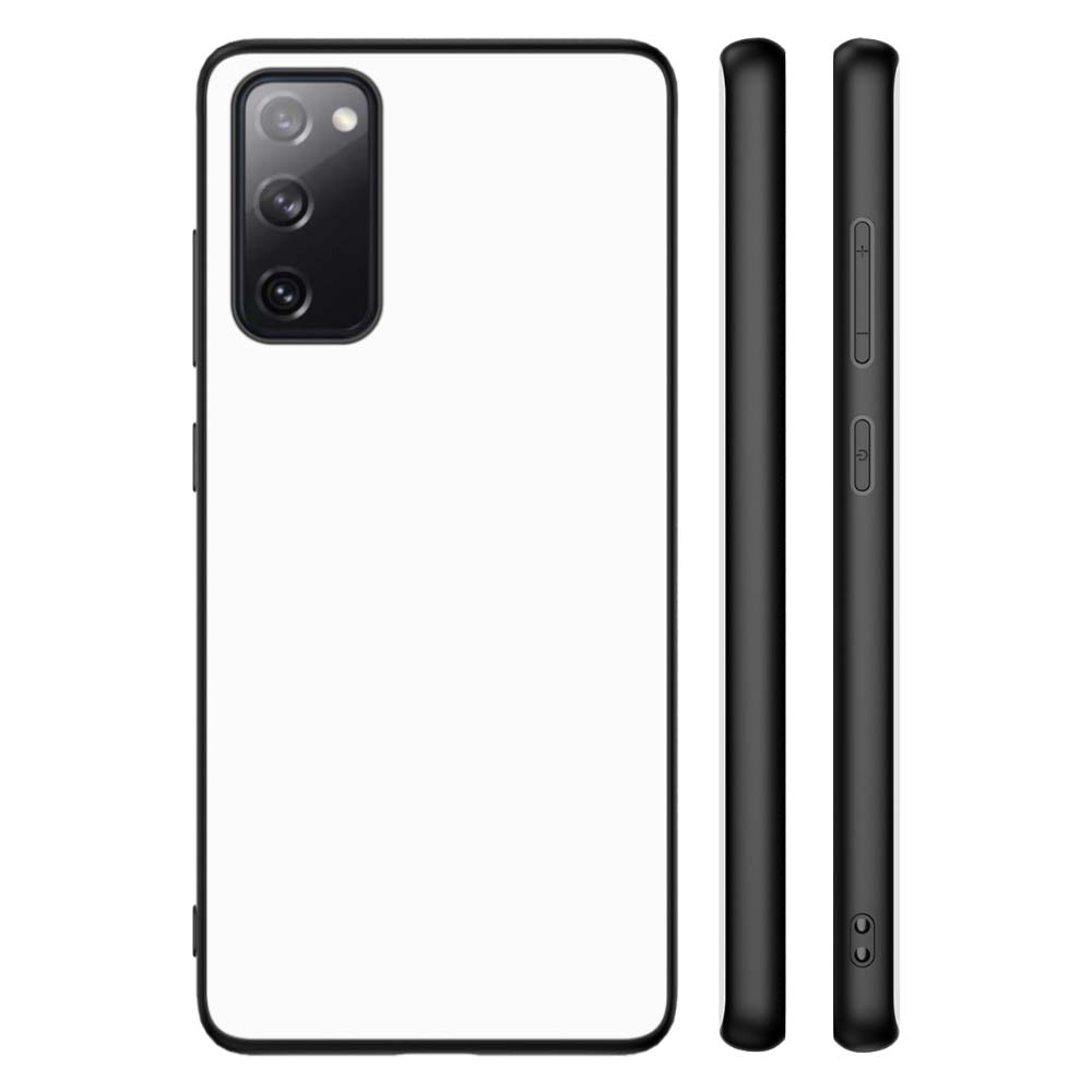 Backcover Samsung Galaxy S20 FE Telefoon Hoesje Zwart/wit