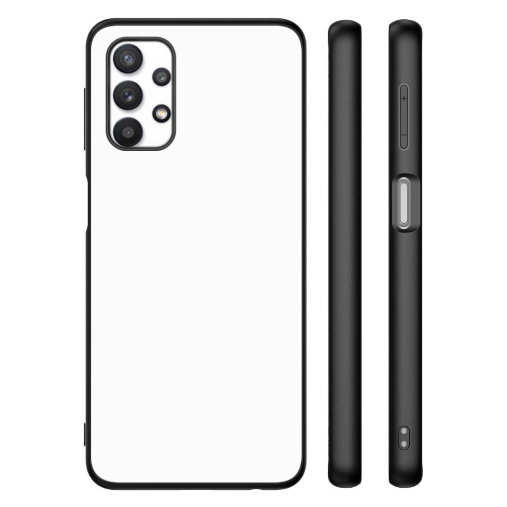 Backcover Samsung Galaxy A32 5G Telefoon Hoesje Zwart/wit