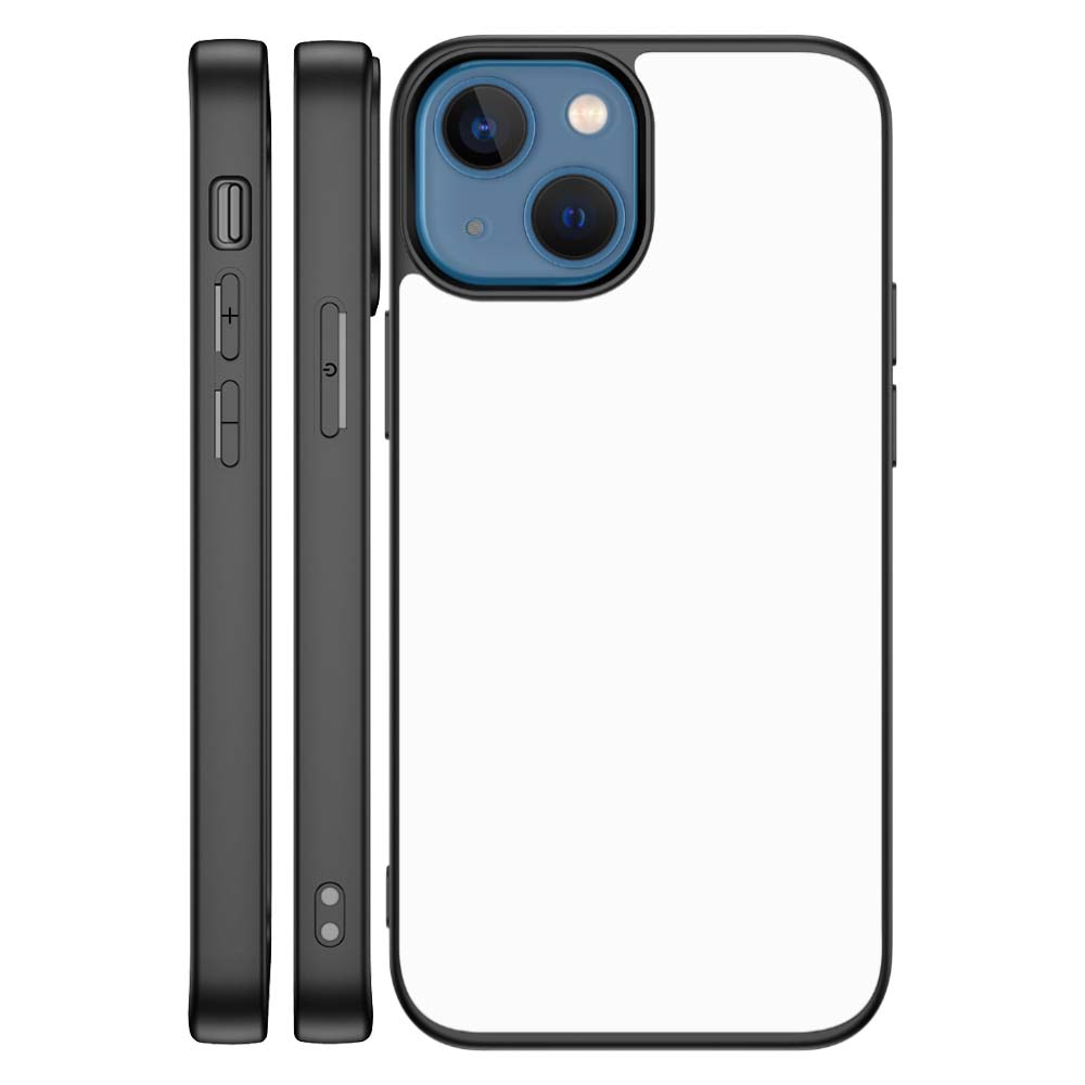 Back Case Hoesje iPhone 13 mini Zwart/wit