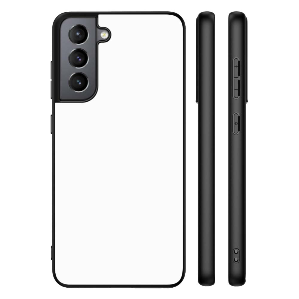 Backcase Samsung Galaxy S21 FE Telefoonhoesje Zwart/wit