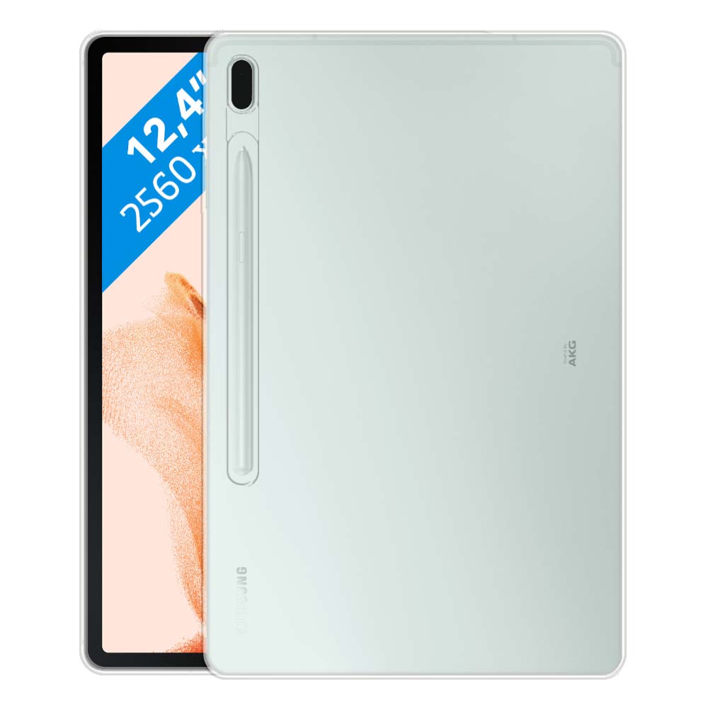 TPU Siliconen Backcover Hoesje Samsung Galaxy Tab S7 FE