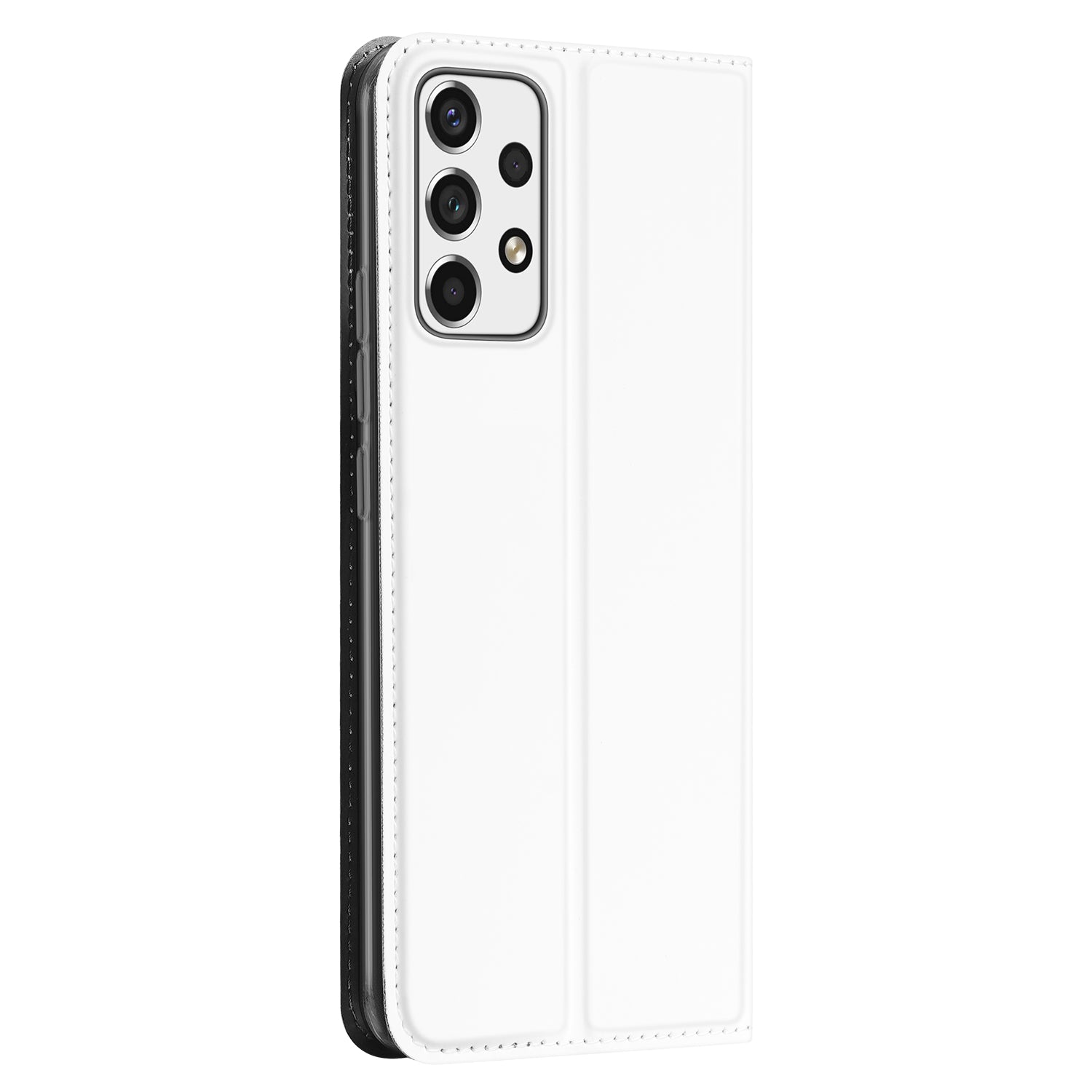 Telefoonhoesje Samsung Galaxy A53 Stand Case Wit met Pashouder