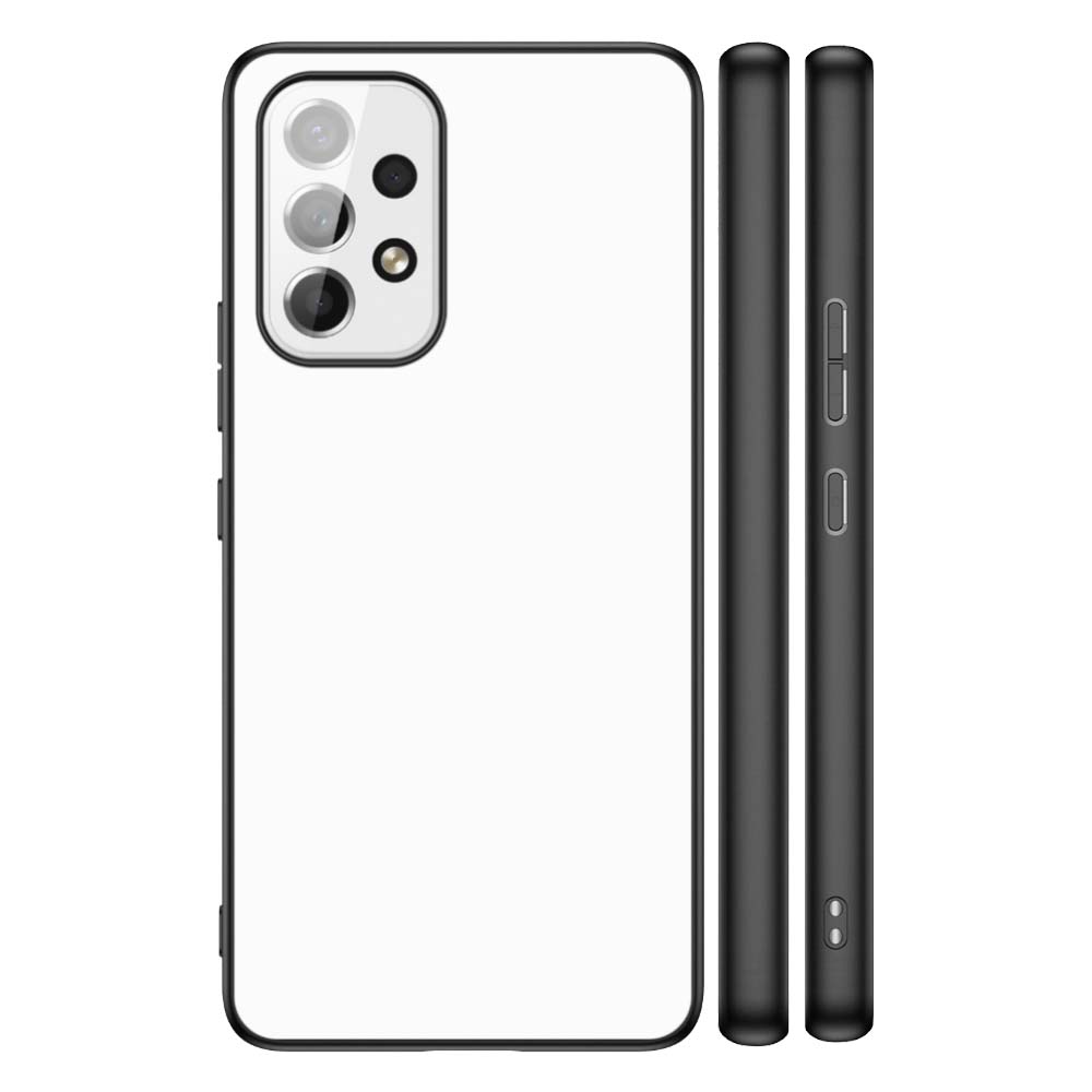 Backcover Telefoon Hoesje Samsung Galaxy A53 Zwart/wit
