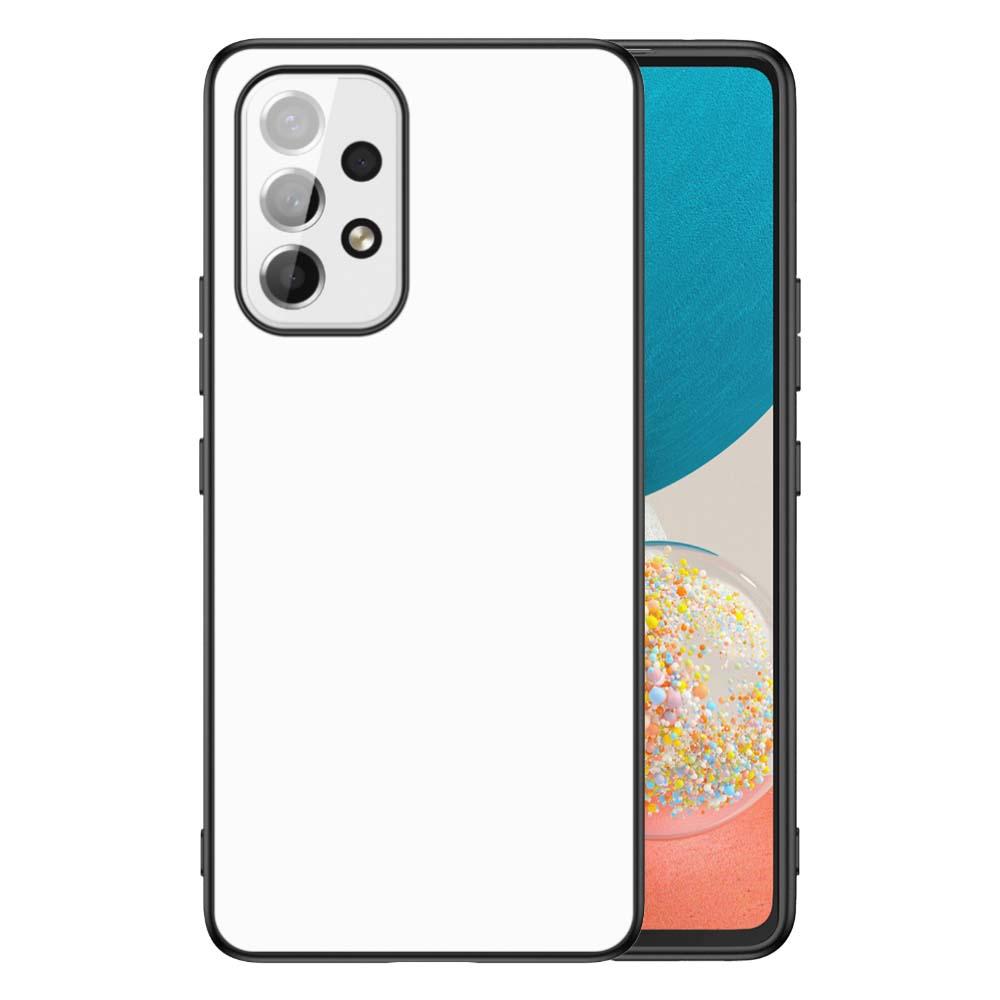 Backcover Telefoon Hoesje Samsung Galaxy A53 Zwart/wit