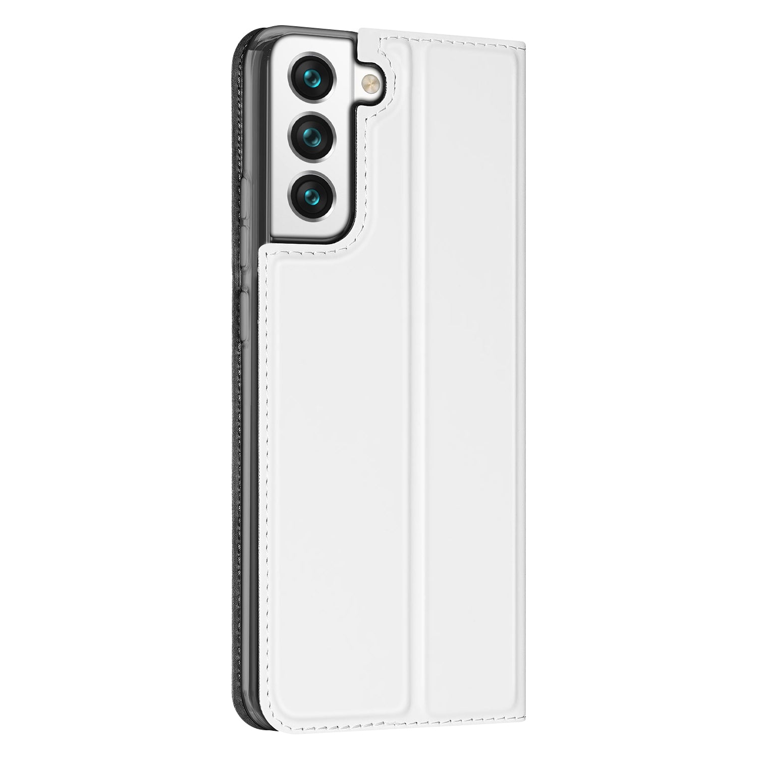 Samsung Galaxy S22 Bookcase Telefoon Hoesje Wit met Pashouder