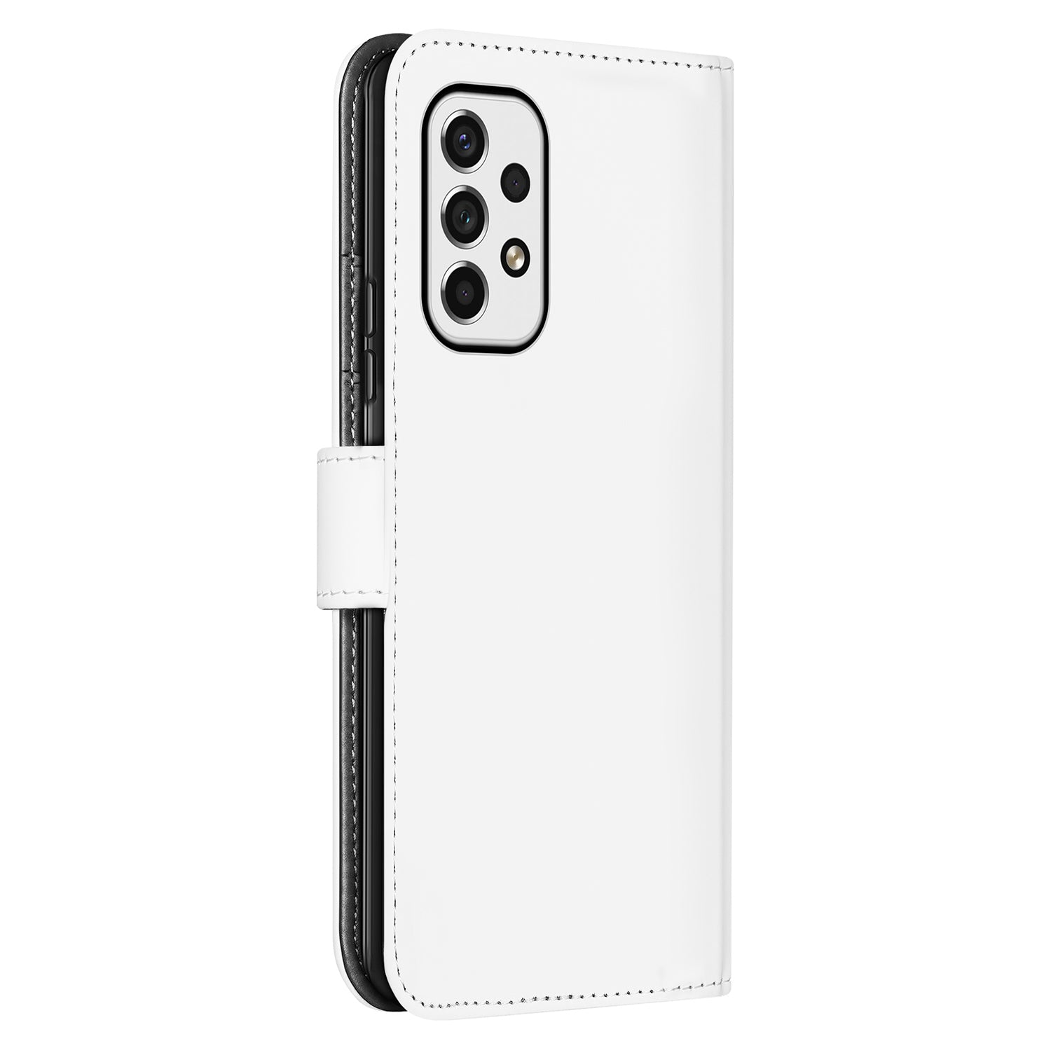 Samsung Galaxy A53 Book Cover Hoesje Wit met Pasjeshouder